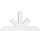 Ekena Millwork Saratoga Architectural Grade PVC Gable Bracket, 60"W x 30"H x 4"D x 6"F, 12/12 Pitch GBP060X30X0406SAR00 - alternate 2